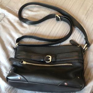 Black crossbody purse